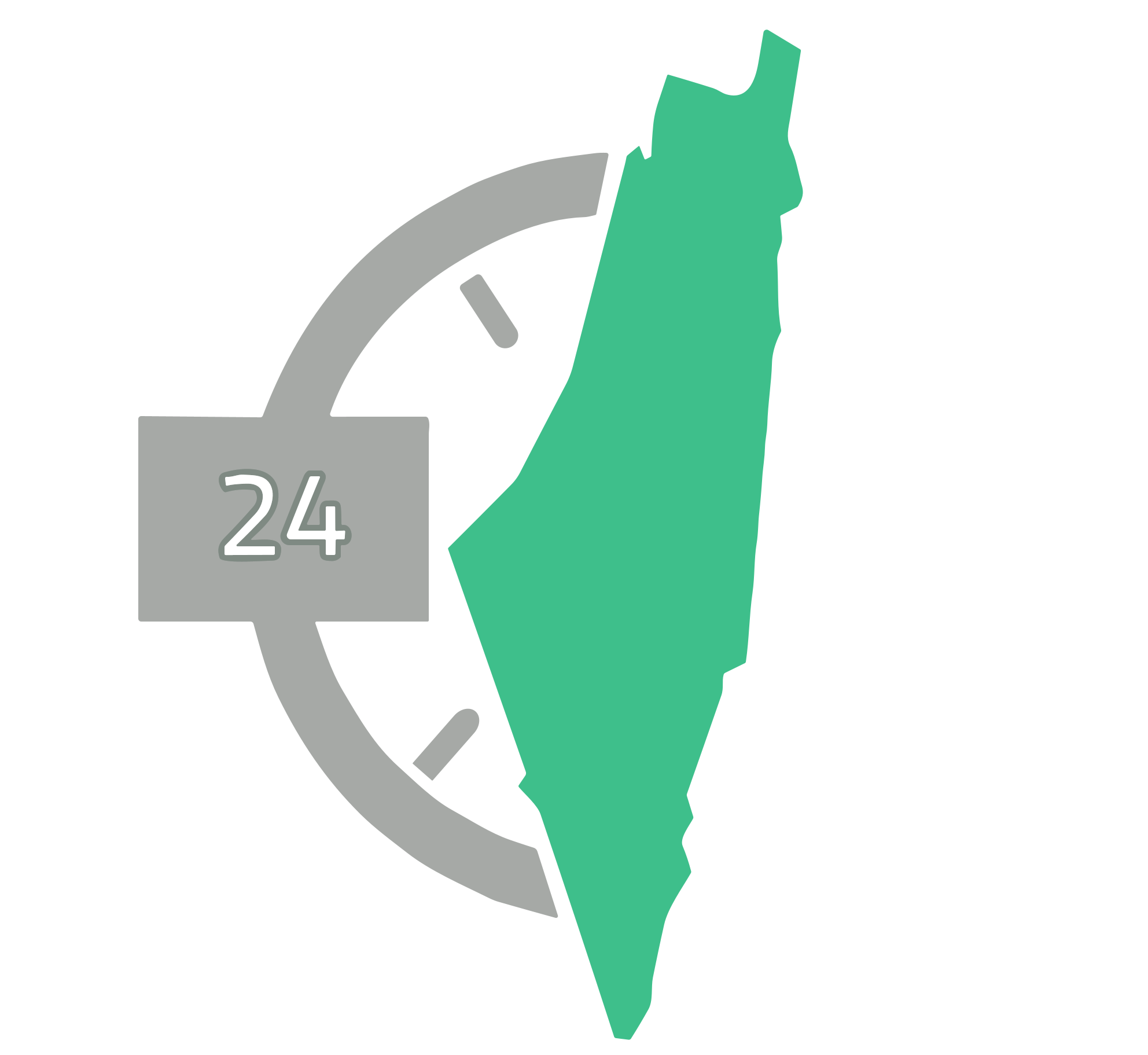 شعار شبكة فلسطين 24 الإخبارية